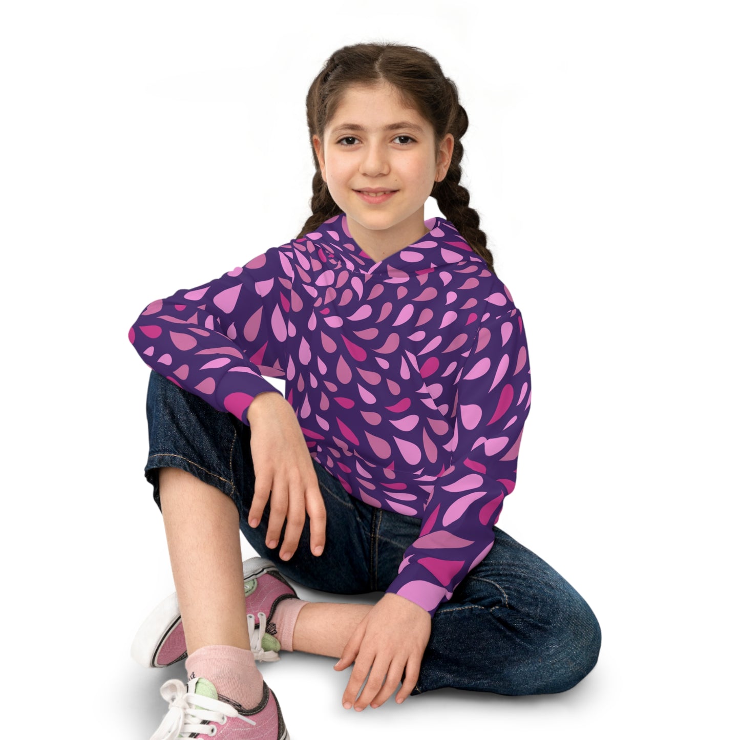 FRANNY™ "Classy & Sassy" Flamingo Kids Hoodie