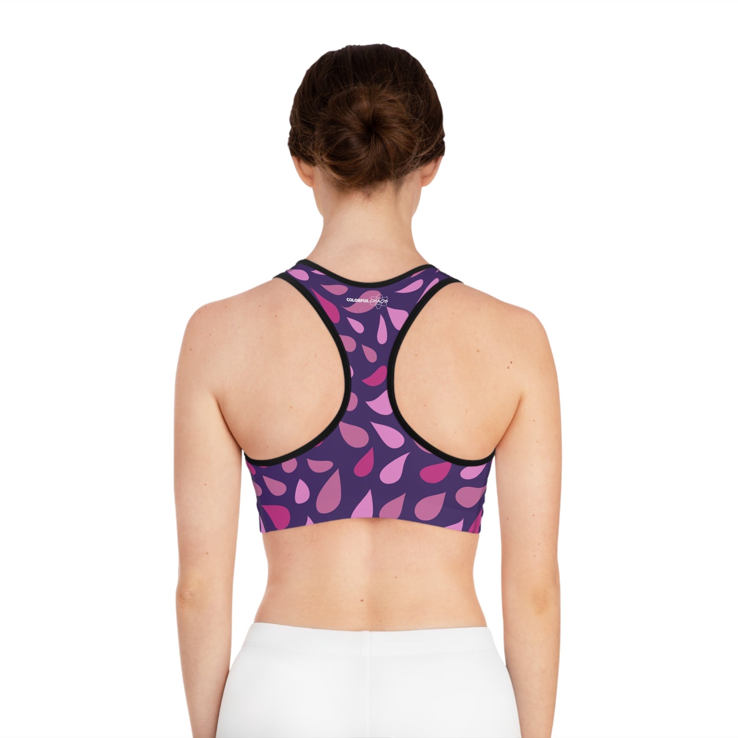 FRANNY™ “Classy & Sassy” Flamingo Sports Bra