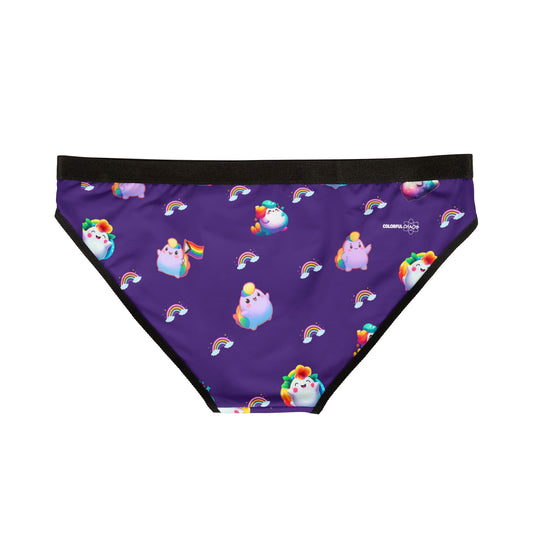 Rainbow Puffs™ Deep Purple Women’s Underwear