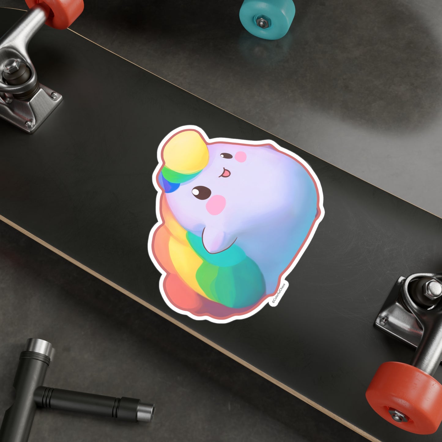 NIBBY™ Rainbow Puff Kiss-Cut Vinyl Decals