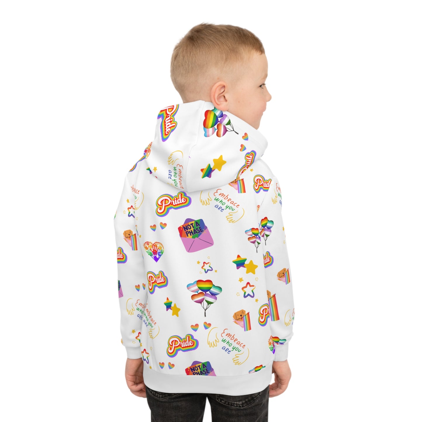 Pride Embrace Kids Unisex Hoodie