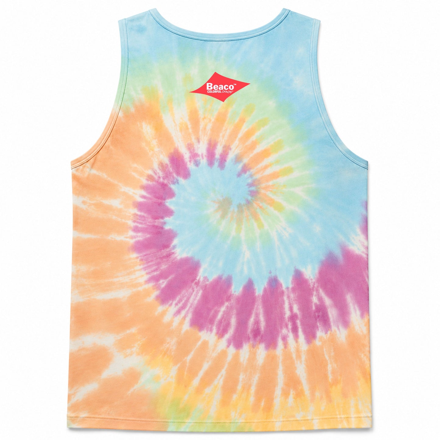 BEACO™ Rainbow Puff Tie-Dye Tank Top