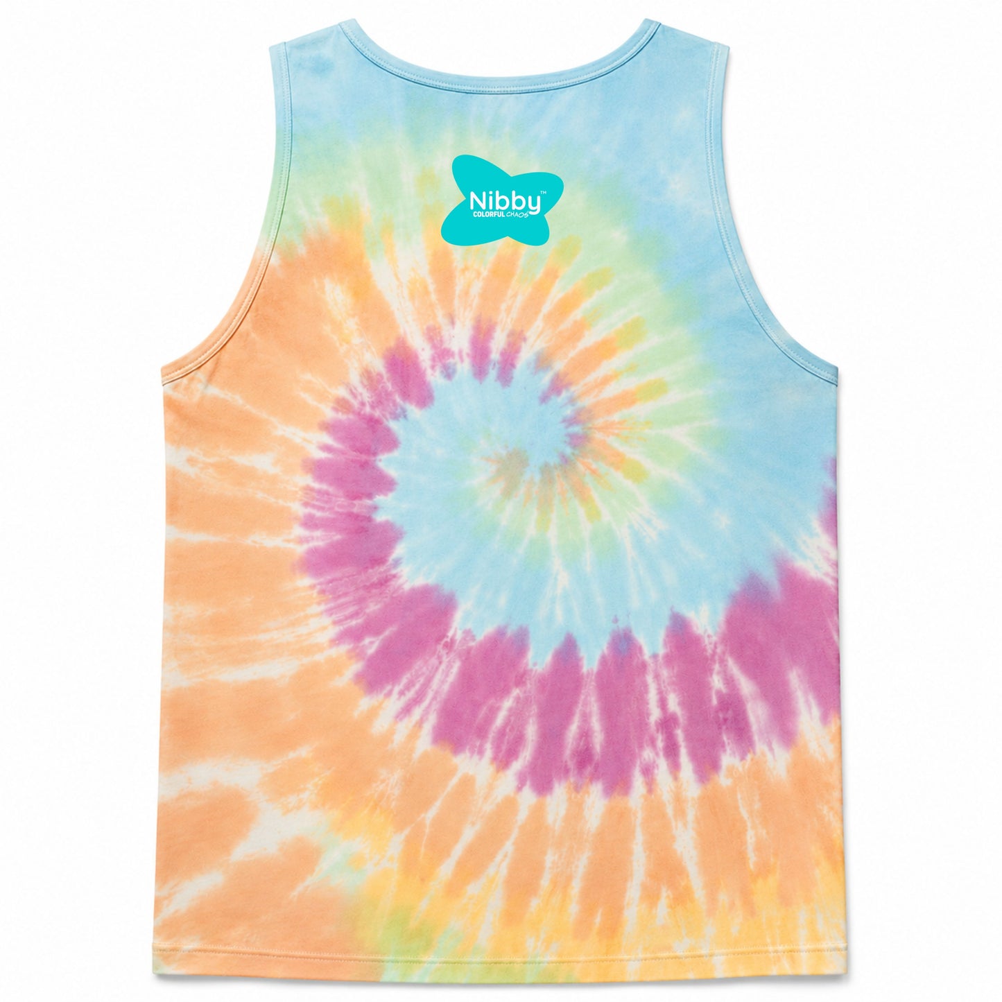 NIBBY™ Rainbow Puff Tie-Dye Tank Top