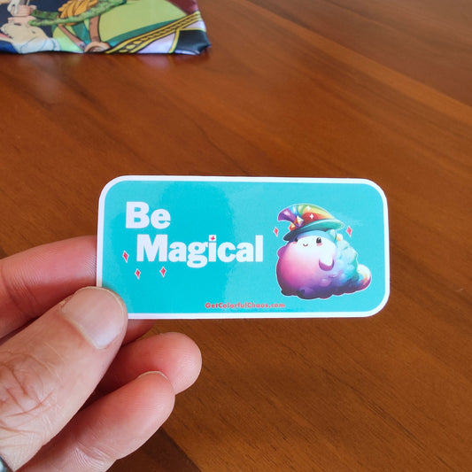 BEACO™ “Be Magical” Rainbow Puff Sticker