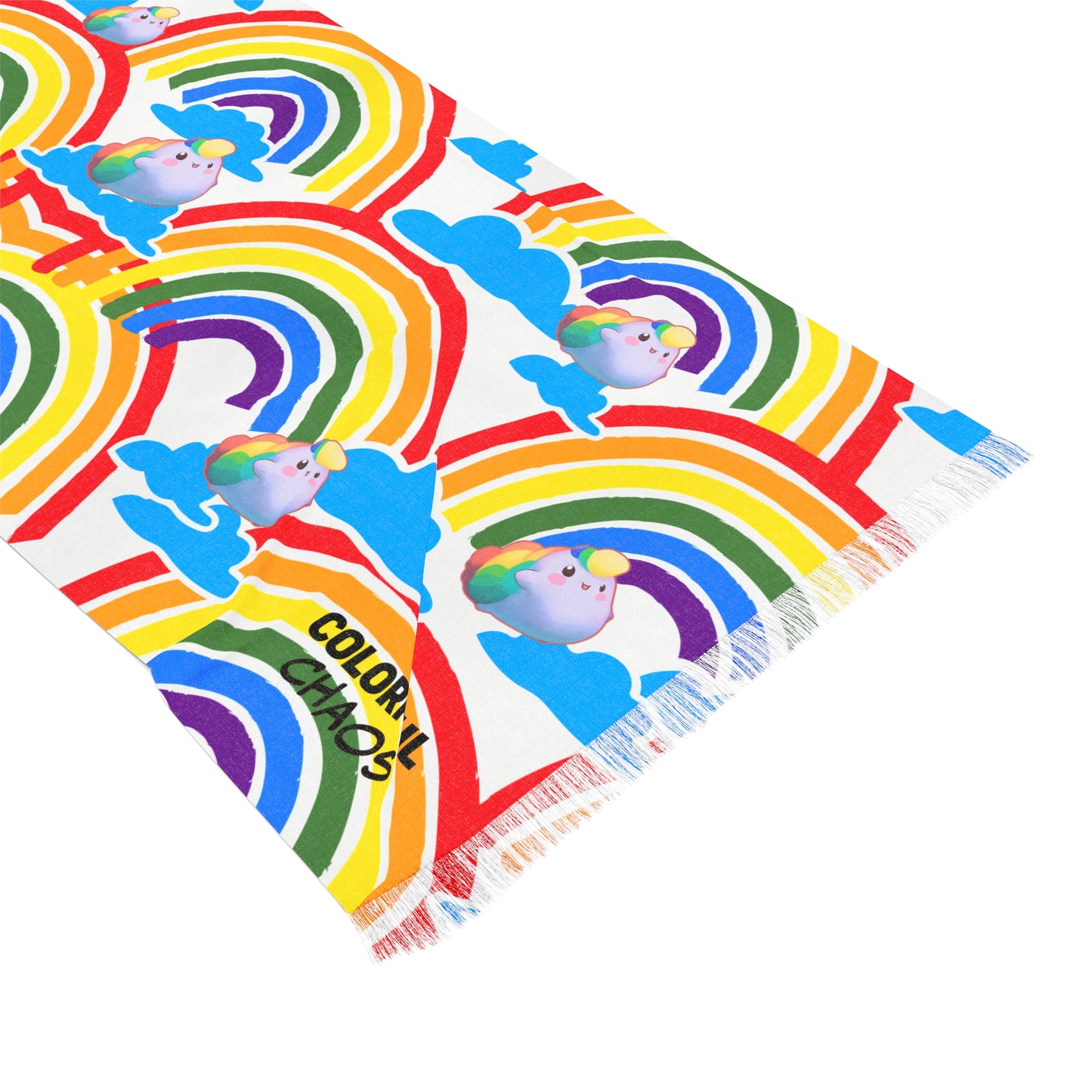 NIBBY™ Rainbow Puff Rainbow Clouds Light Scarf