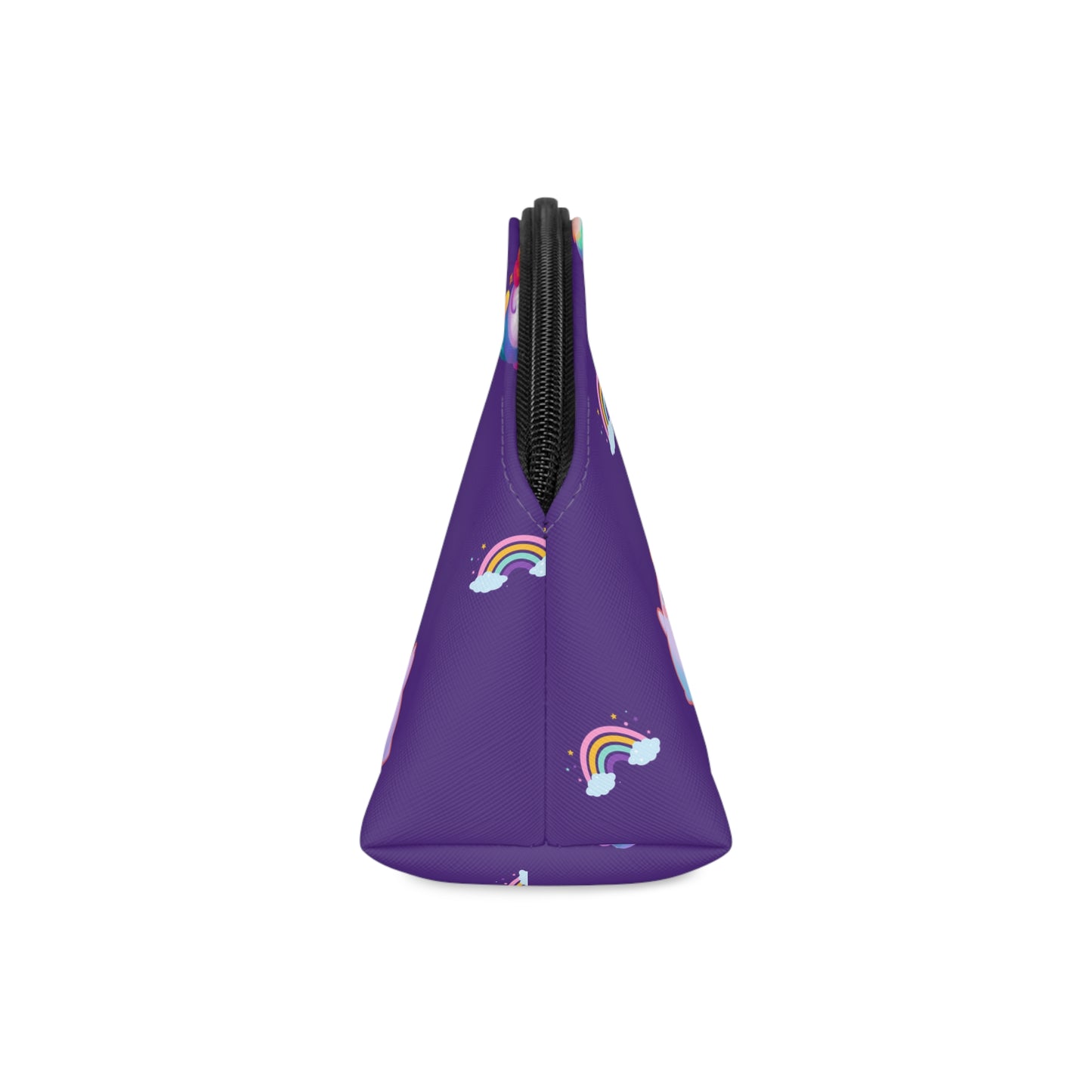 Rainbow Puffs  Deep Purple Makeup Bag