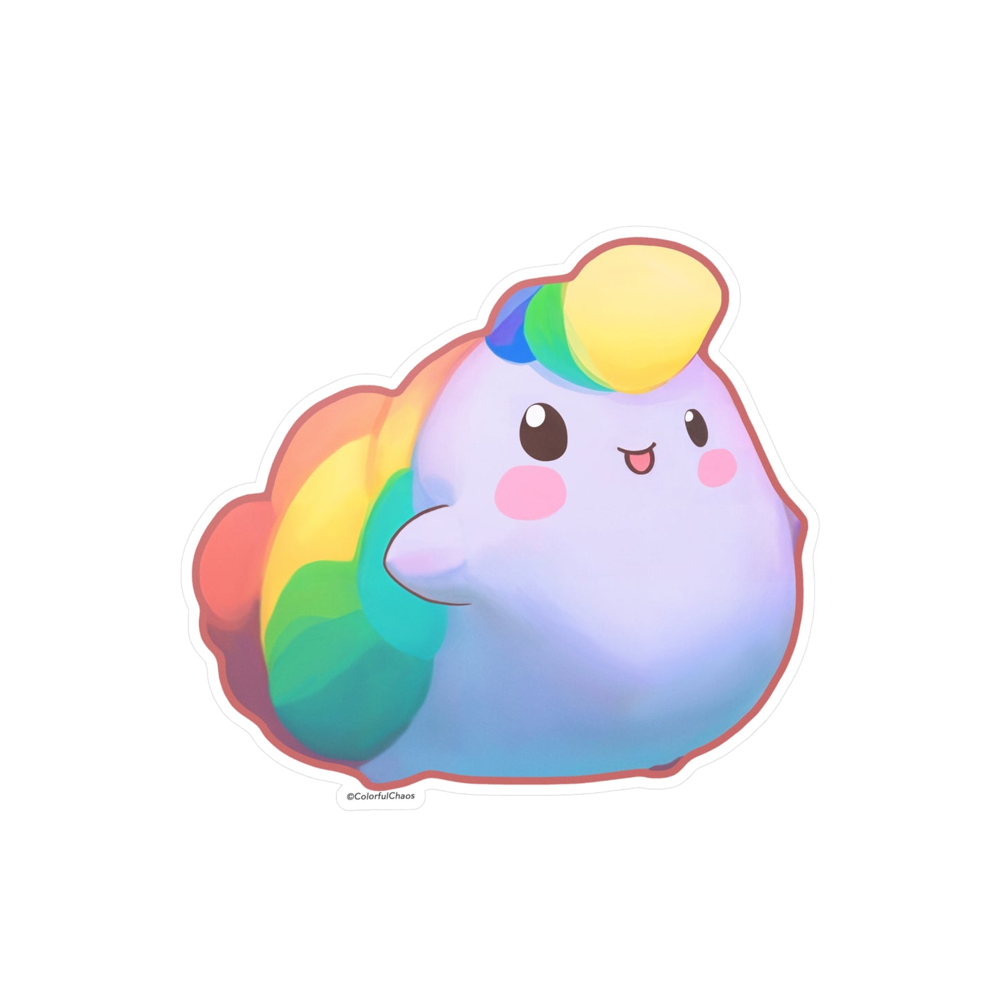 NIBBY™ Rainbow Puff Kiss-Cut Vinyl Decals