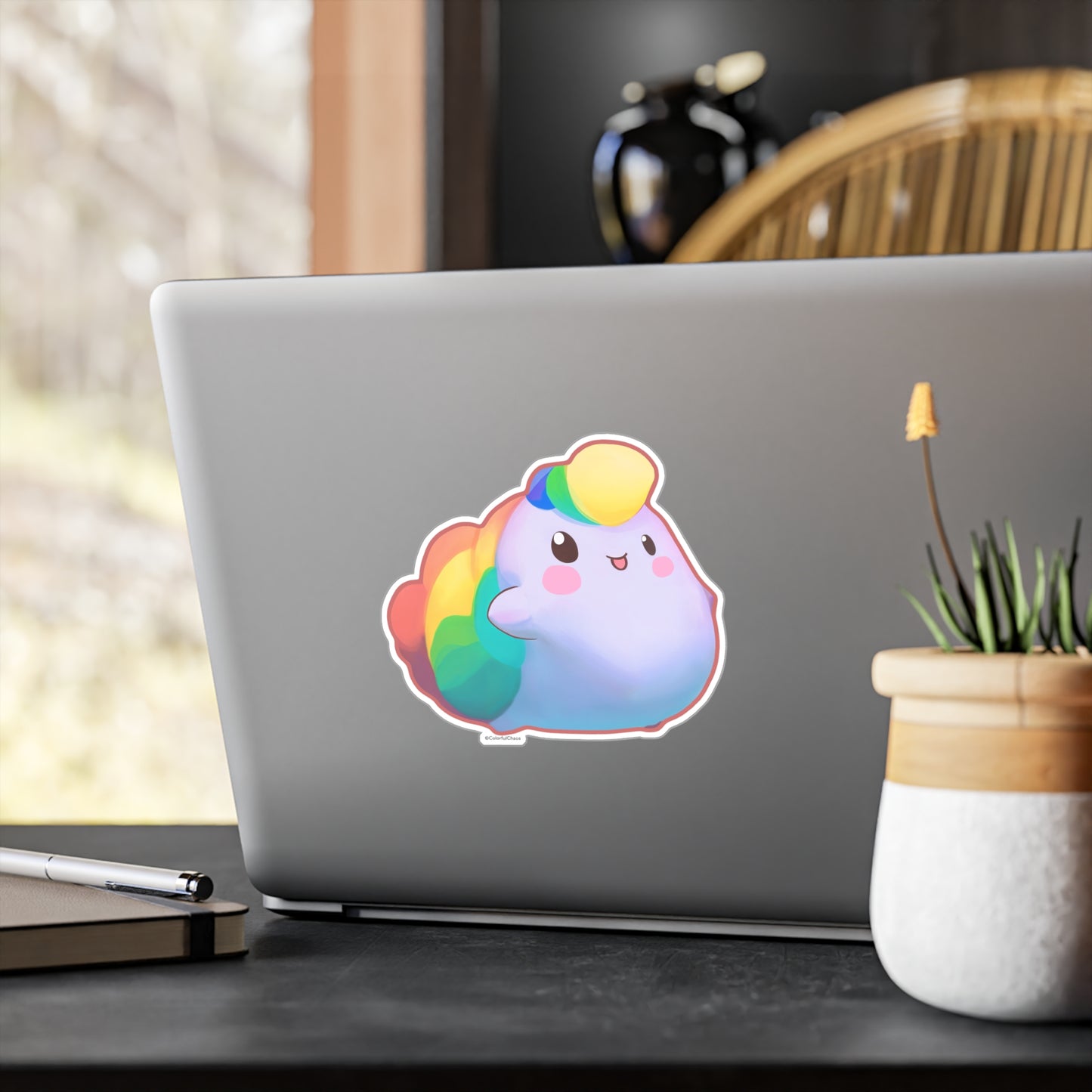 NIBBY™ Rainbow Puff Kiss-Cut Vinyl Decals