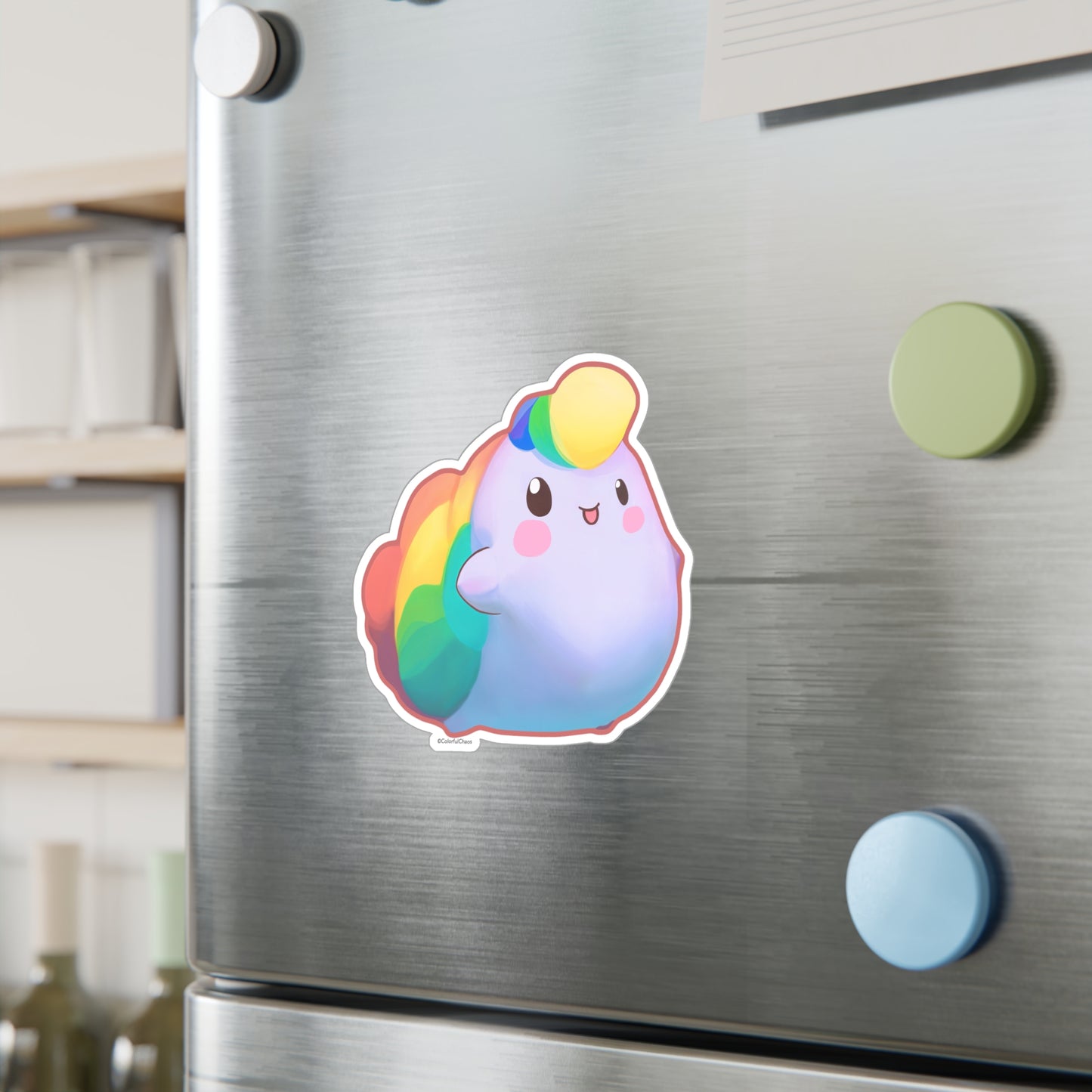 NIBBY™ Rainbow Puff Kiss-Cut Vinyl Decals