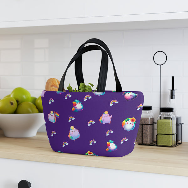 Rainbow Puff Lunch Bag