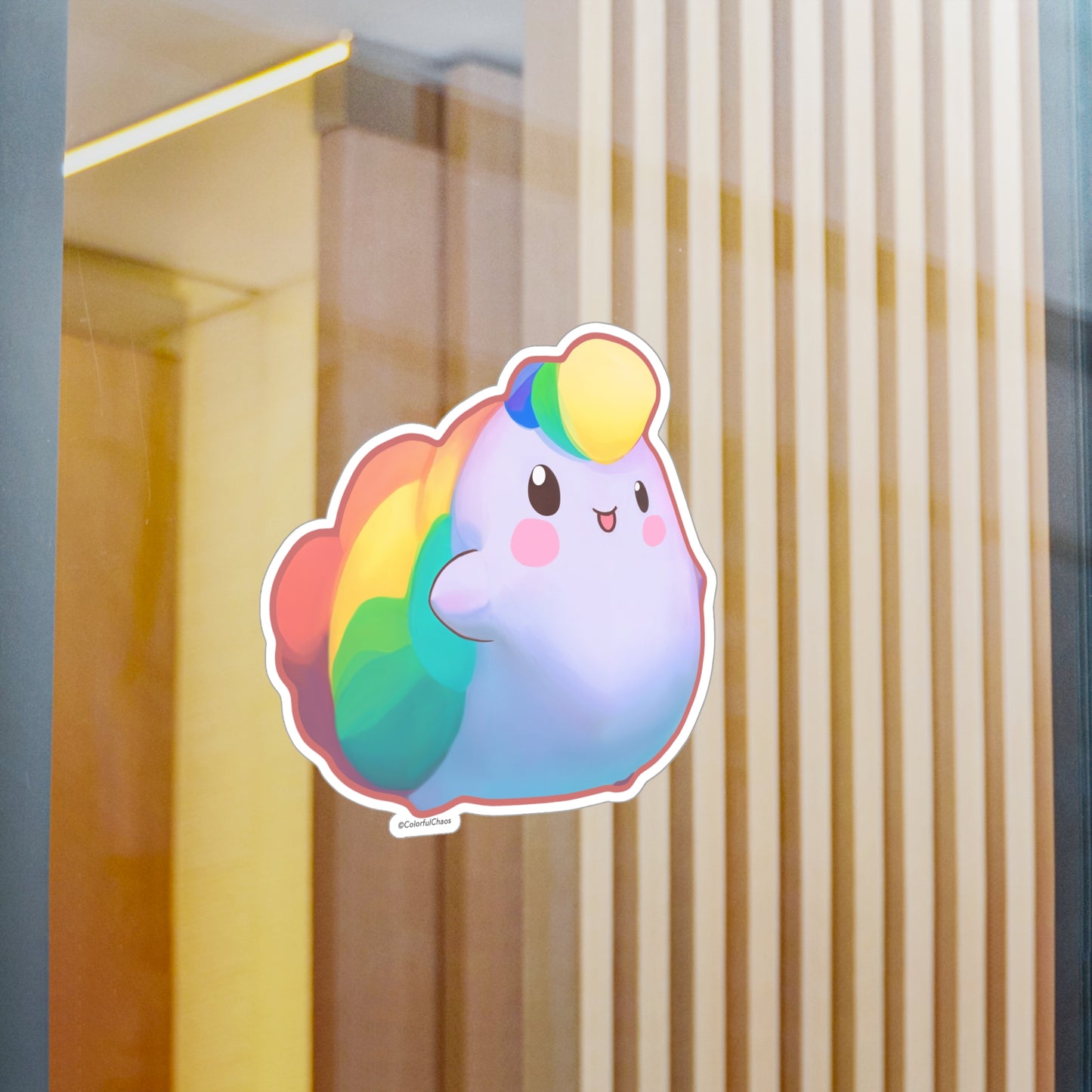 NIBBY™ Rainbow Puff Kiss-Cut Vinyl Decals