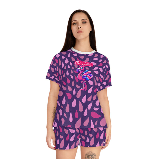 FRANNY™ “Classy & Sassy” Flamingo Women’s Pajama Set