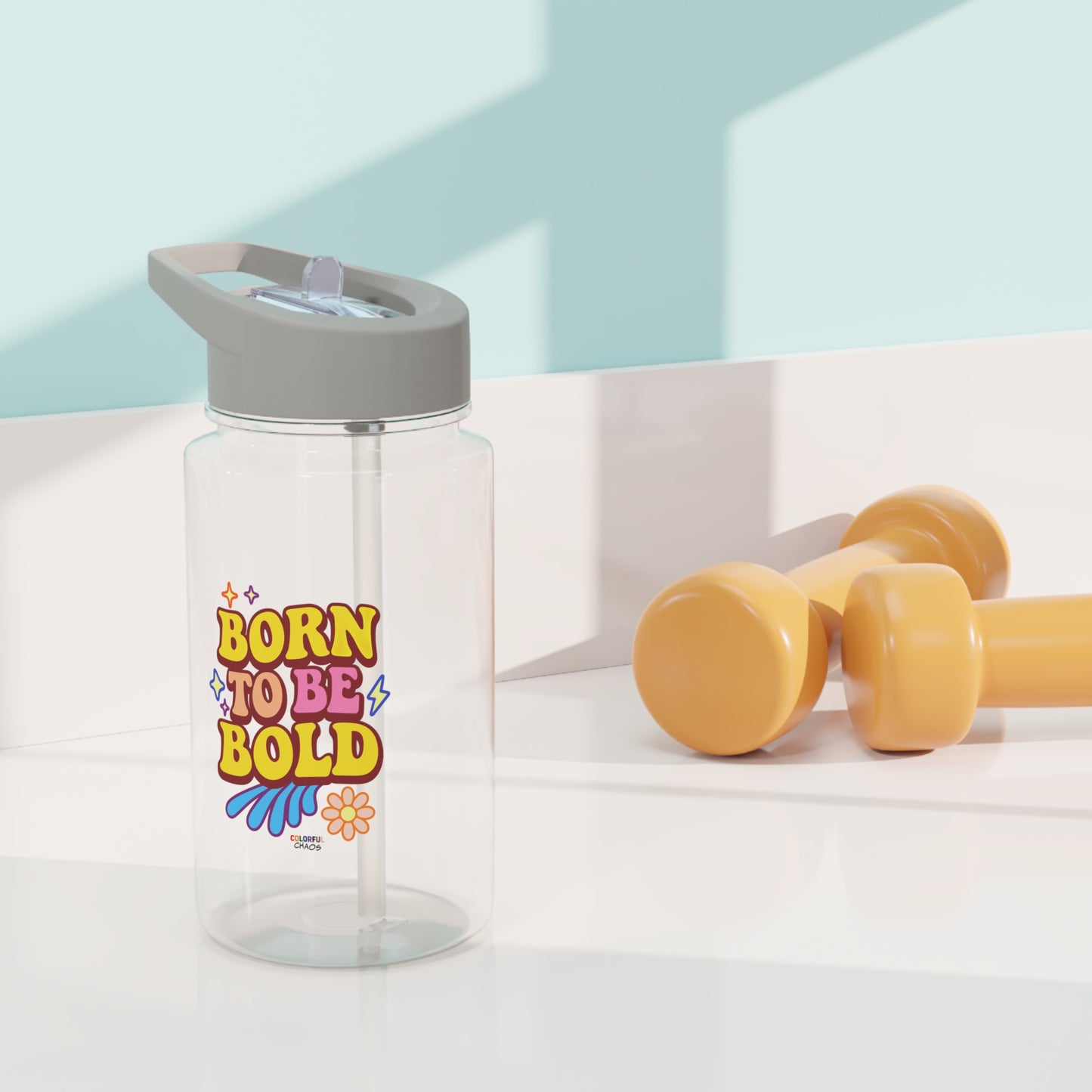Born to be Bold Tritan Water Bottle for Kids