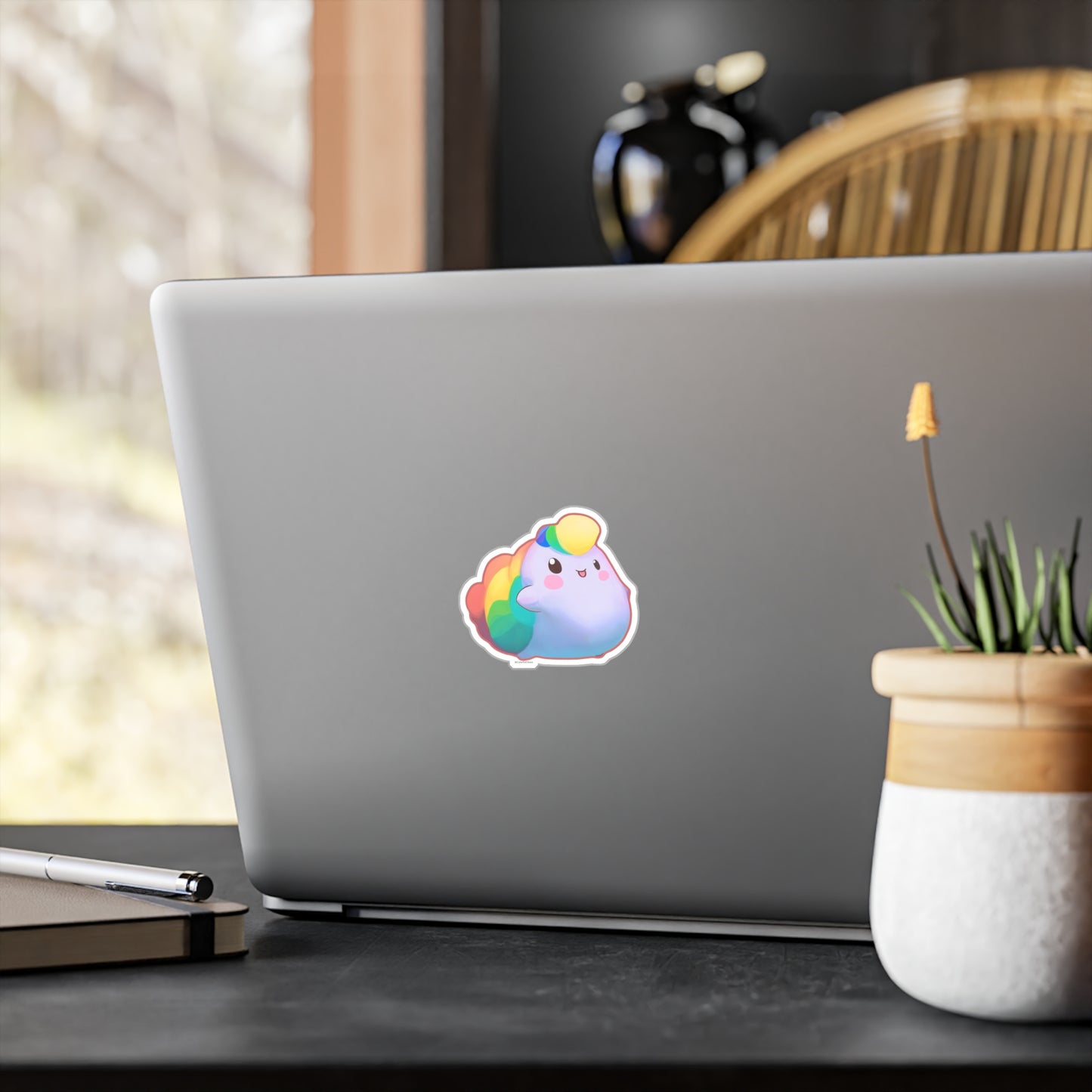 NIBBY™ Rainbow Puff Kiss-Cut Vinyl Decals