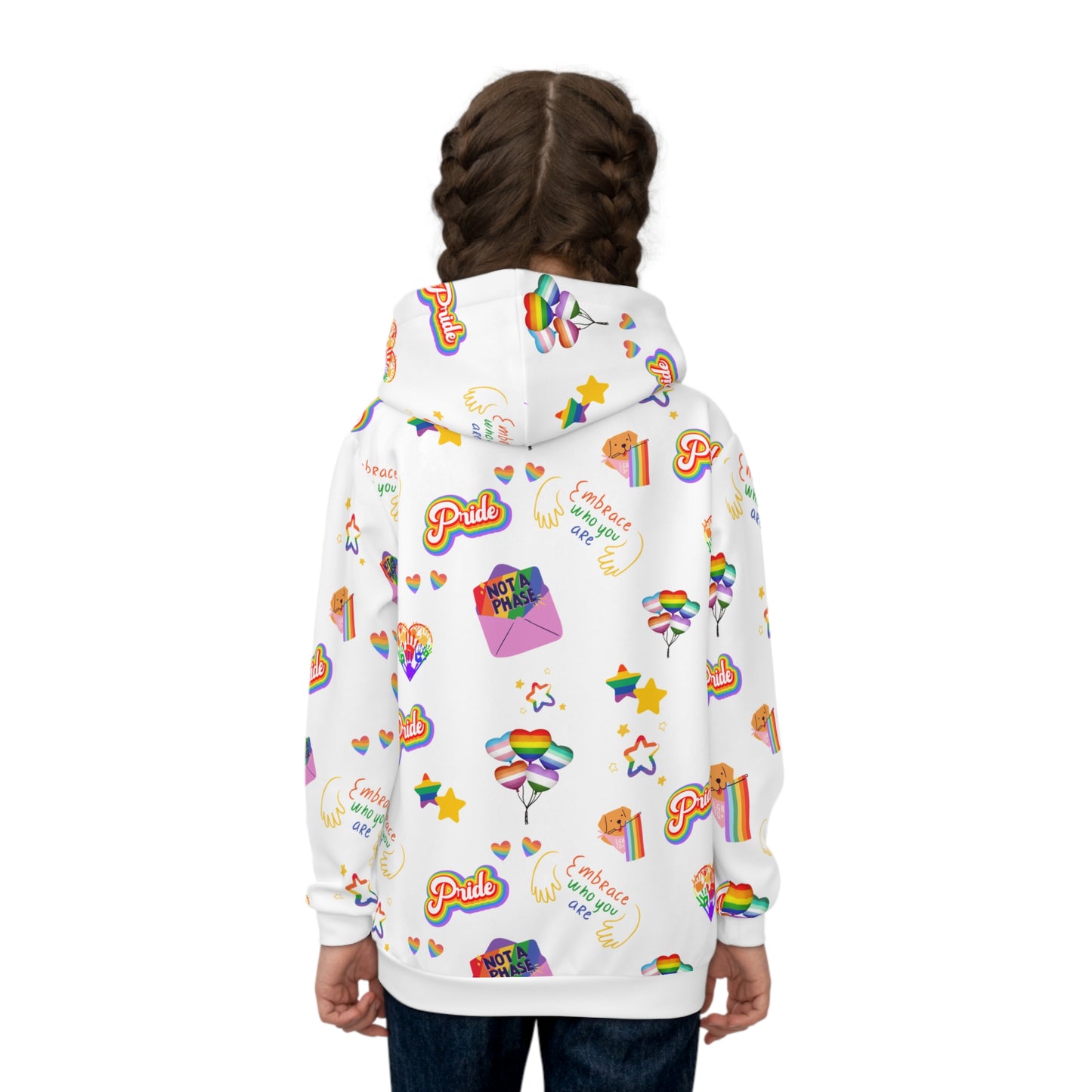 Pride Embrace Kids Unisex Hoodie