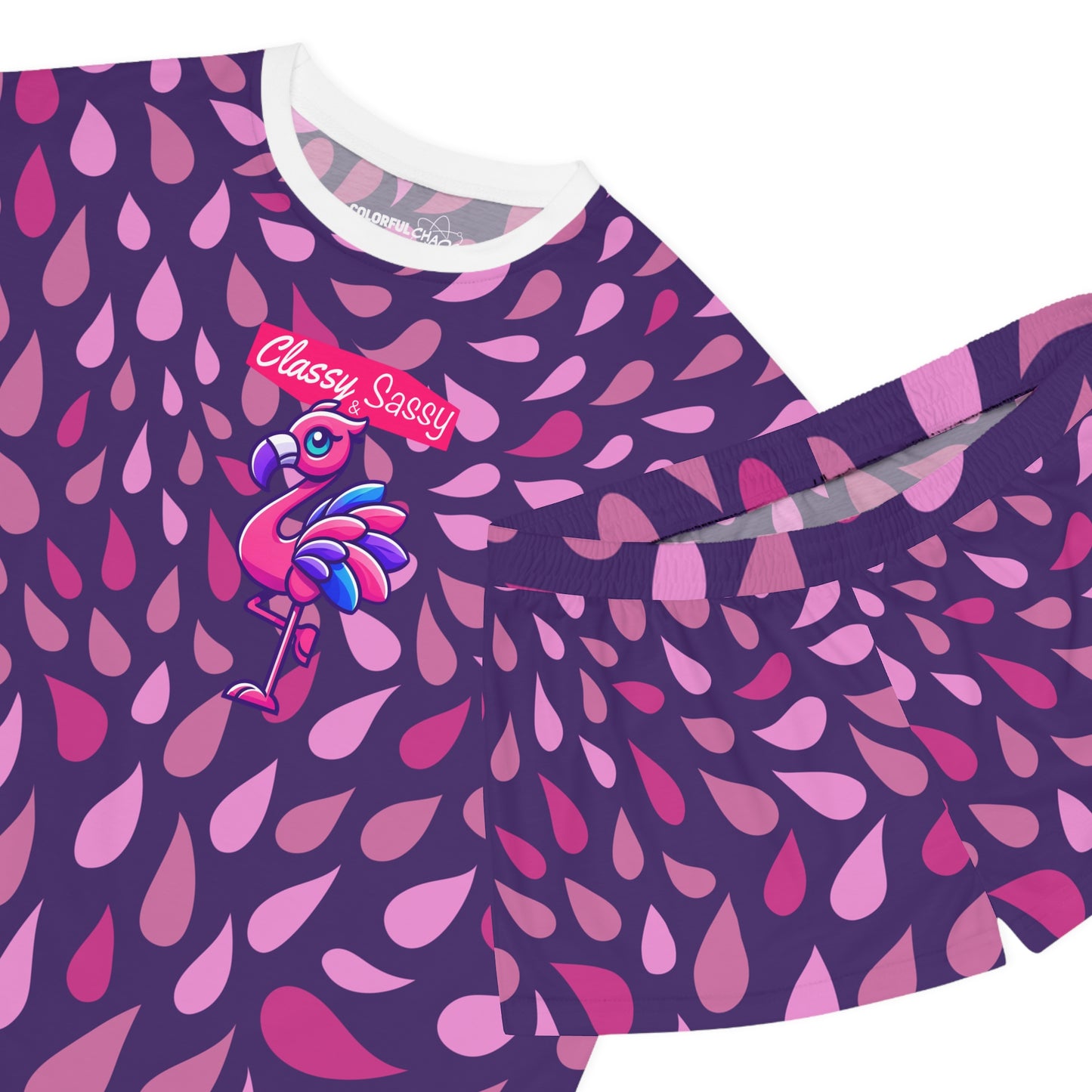 FRANNY™ “Classy & Sassy” Flamingo Women’s Pajama Set