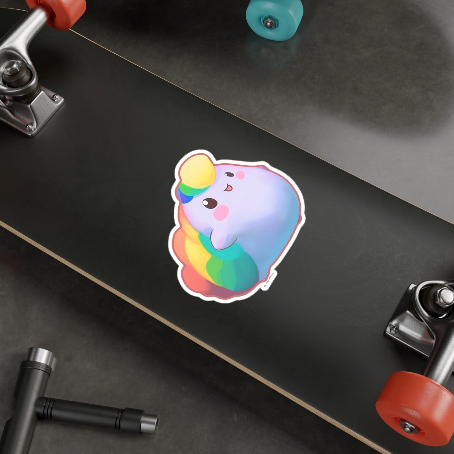 NIBBY™ Rainbow Puff Kiss-Cut Vinyl Decals