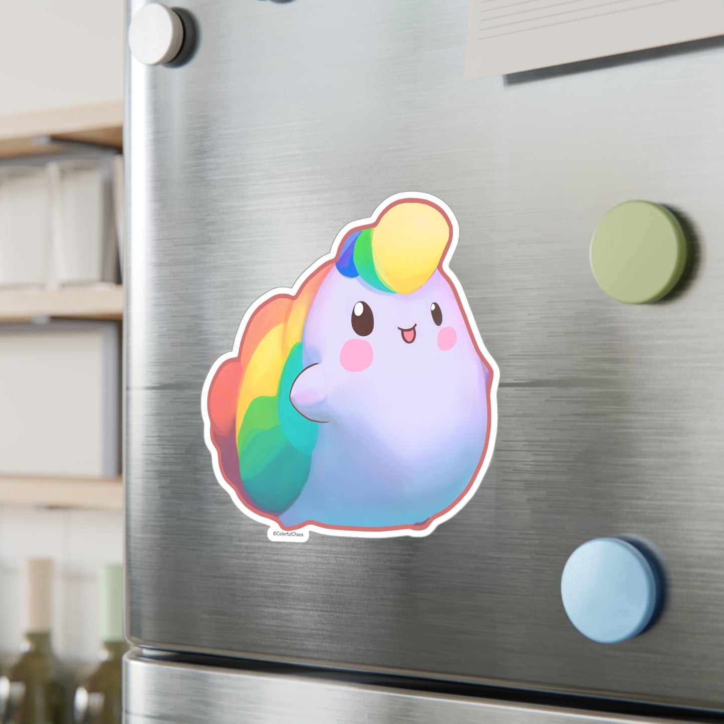 NIBBY™ Rainbow Puff Kiss-Cut Vinyl Decals