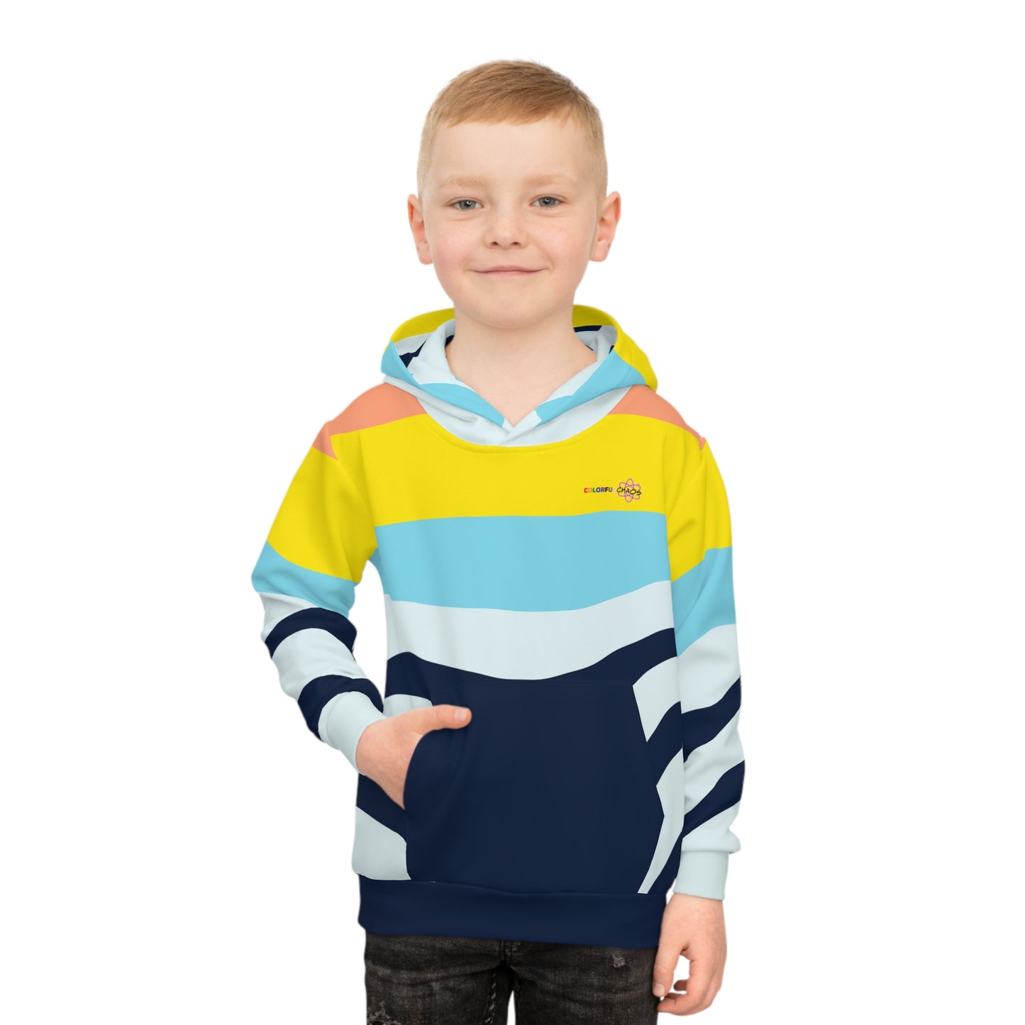Colorful Chaos Classic Kid's Hoodie