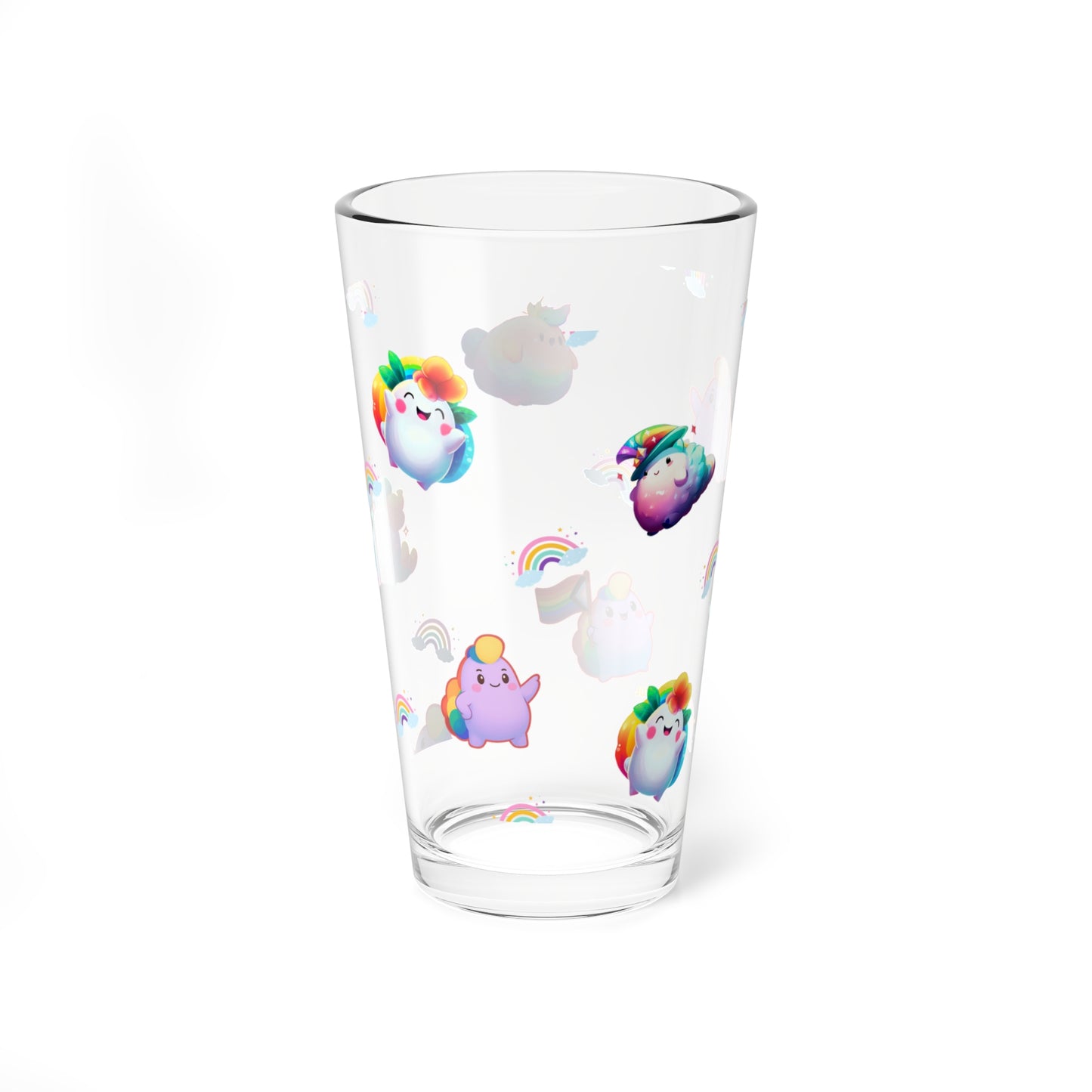 Rainbow Puffs  Mixing Glass