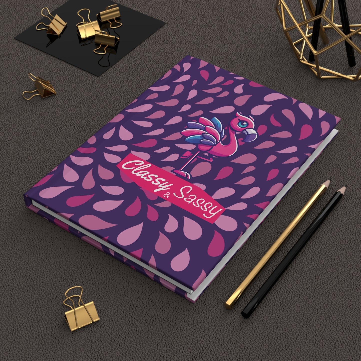 FRANNY™ Classy & Sassy Flamingo Hardcover Journal