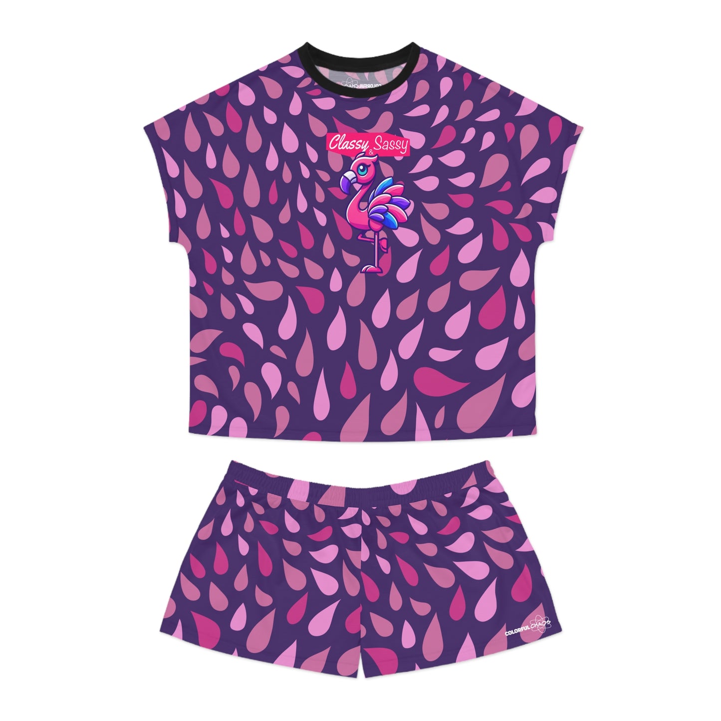 FRANNY™ “Classy & Sassy” Flamingo Women’s Pajama Set