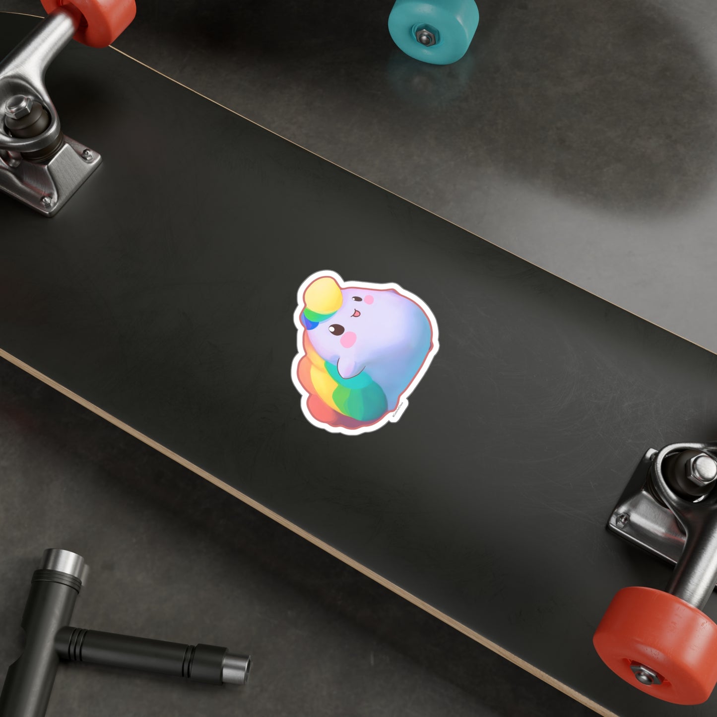 NIBBY™ Rainbow Puff Kiss-Cut Vinyl Decals