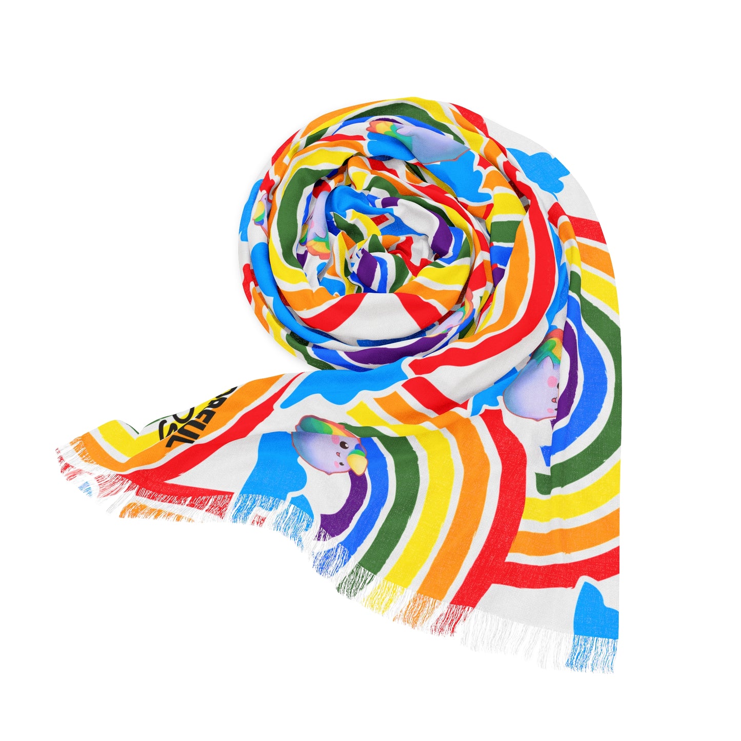 NIBBY™ Rainbow Puff Rainbow Clouds Light Scarf