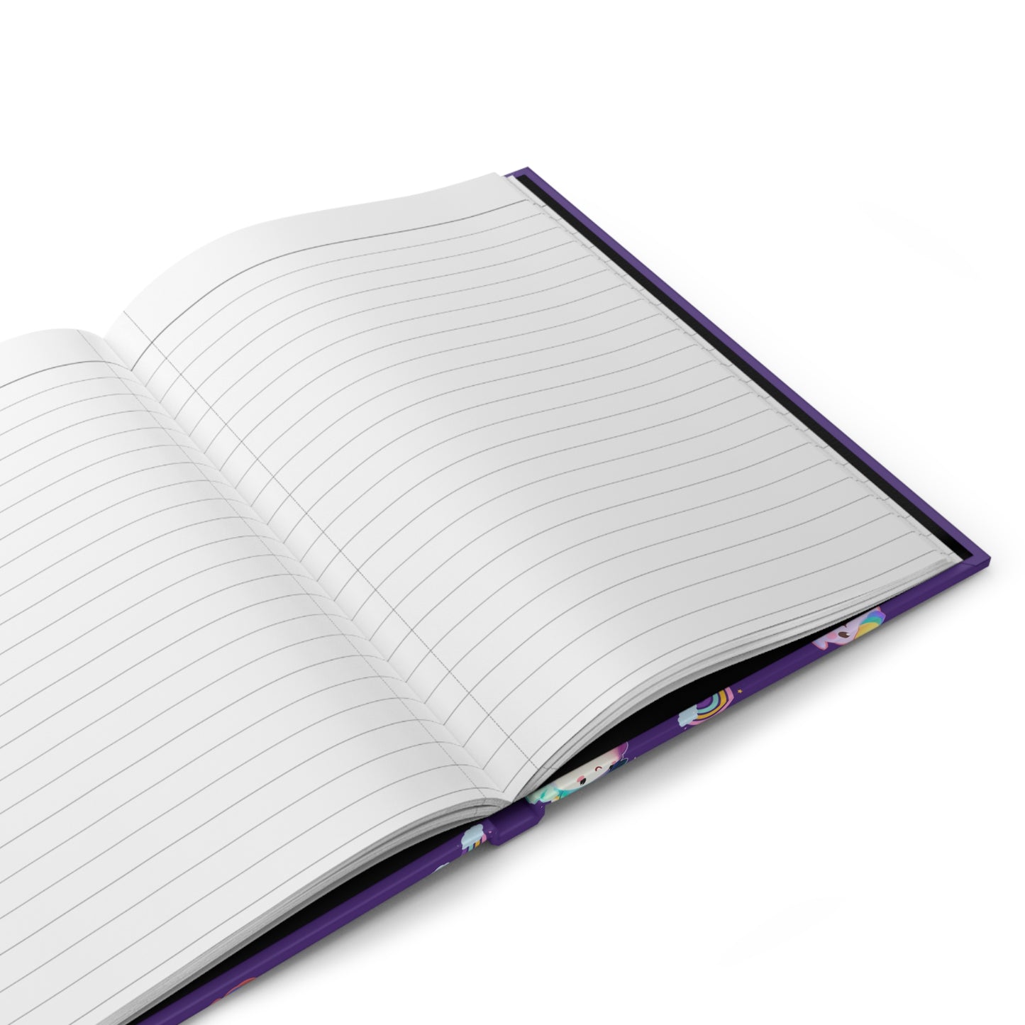 Rainbow Puffs™ Deep Purple Hardcover Journal