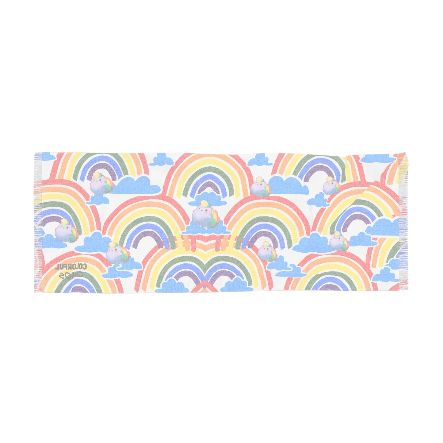 NIBBY™ Rainbow Puff Rainbow Clouds Light Scarf