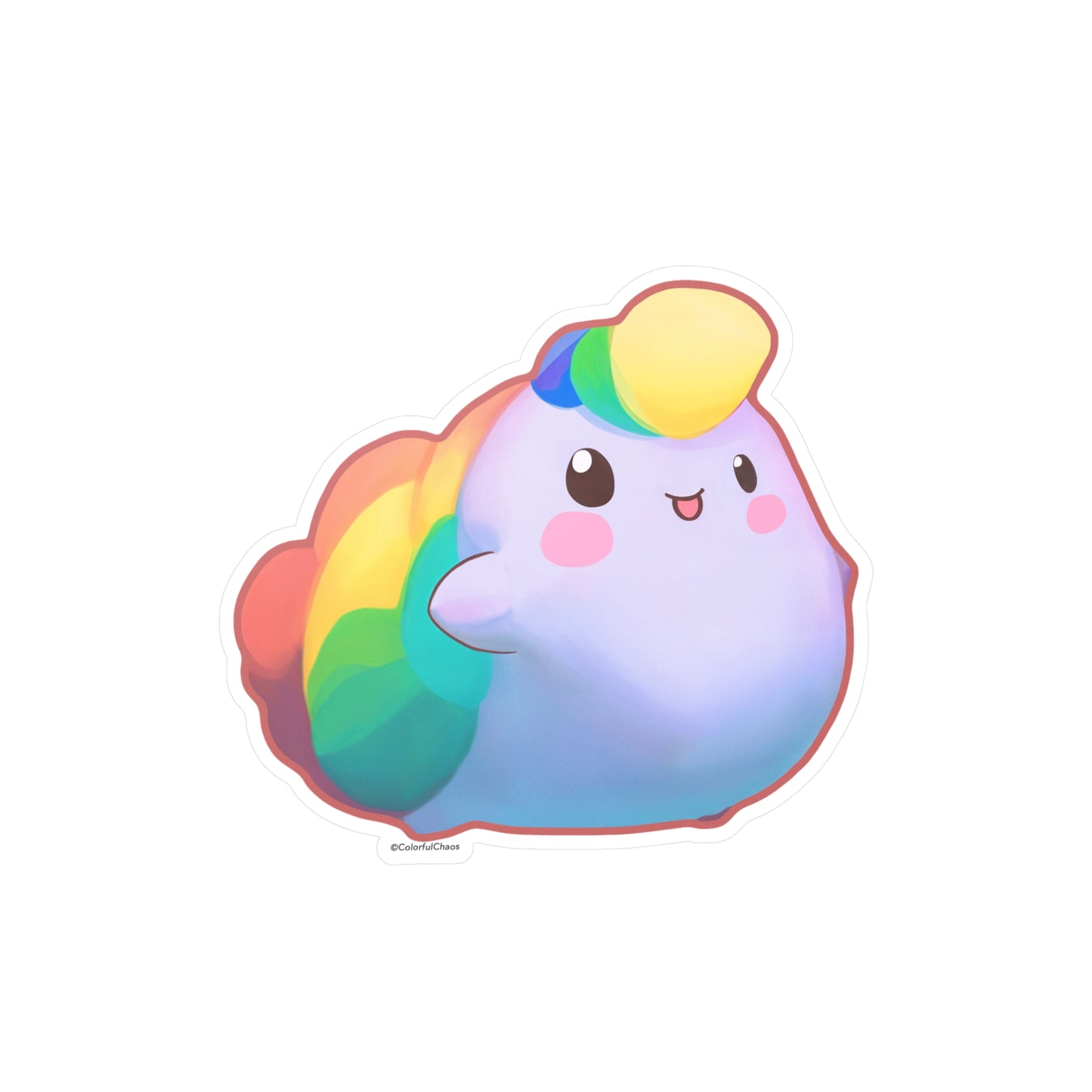 NIBBY™ Rainbow Puff Kiss-Cut Vinyl Decals