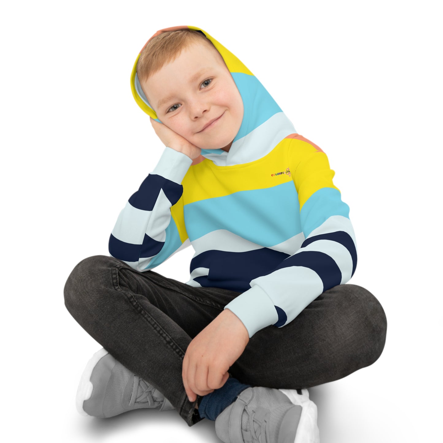 Colorful Chaos Classic Kid's Hoodie