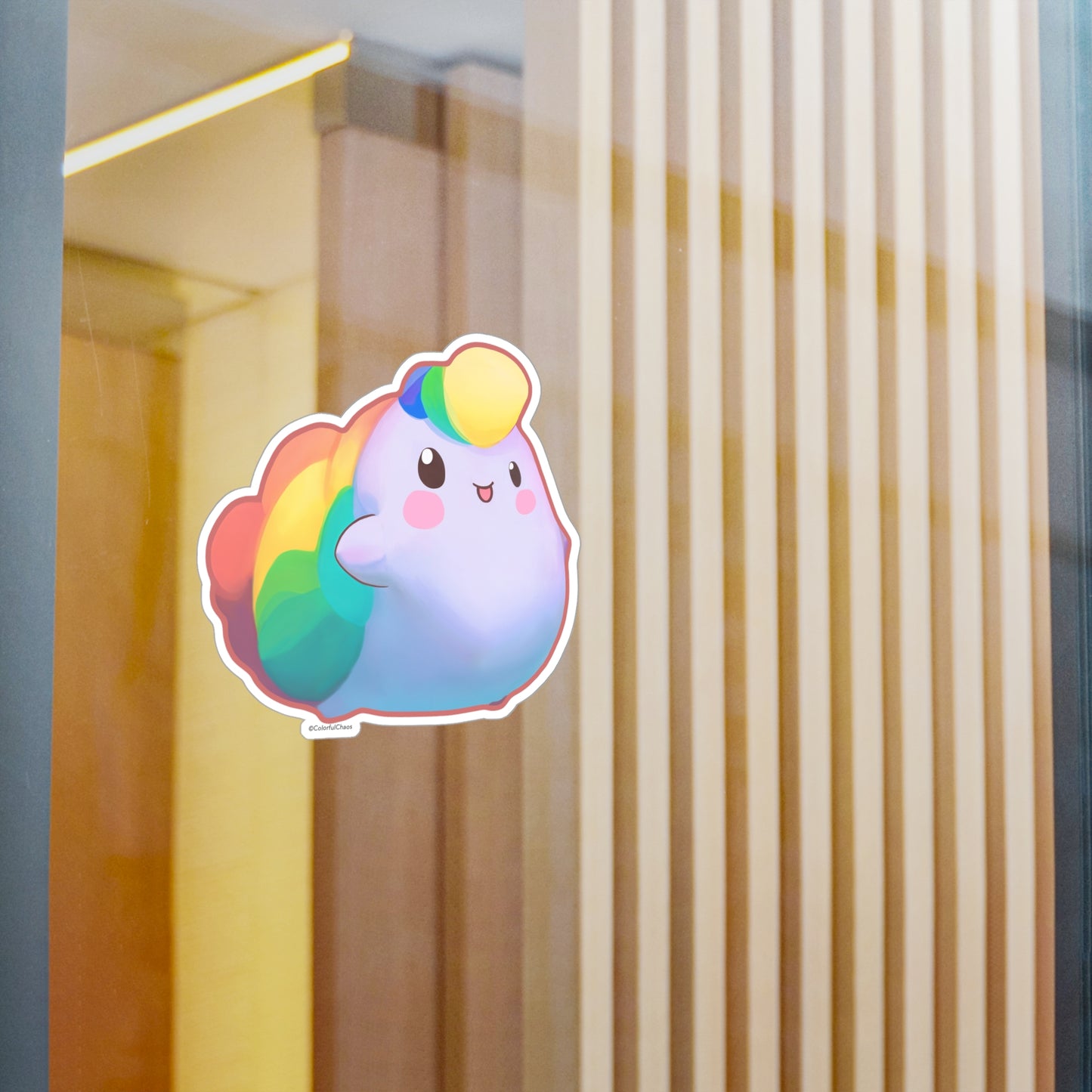 NIBBY™ Rainbow Puff Kiss-Cut Vinyl Decals