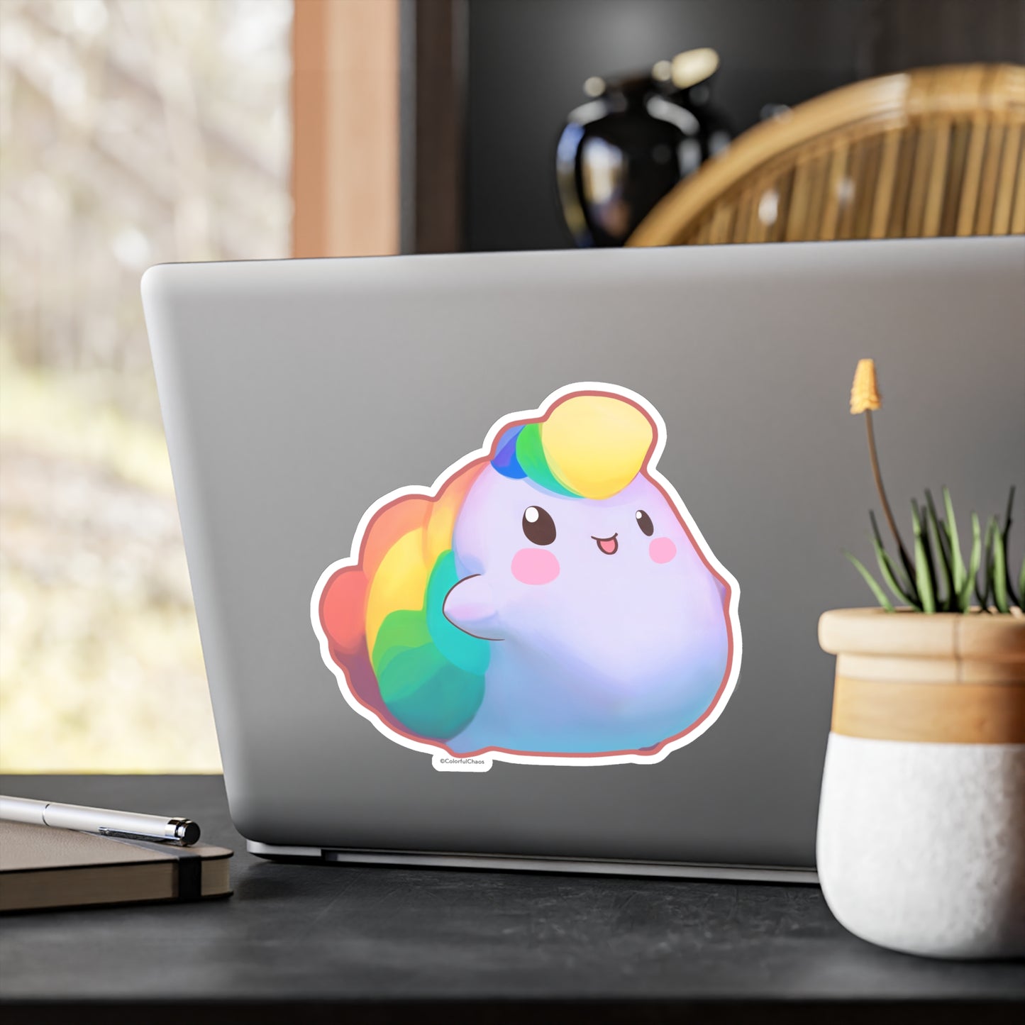 NIBBY™ Rainbow Puff Kiss-Cut Vinyl Decals