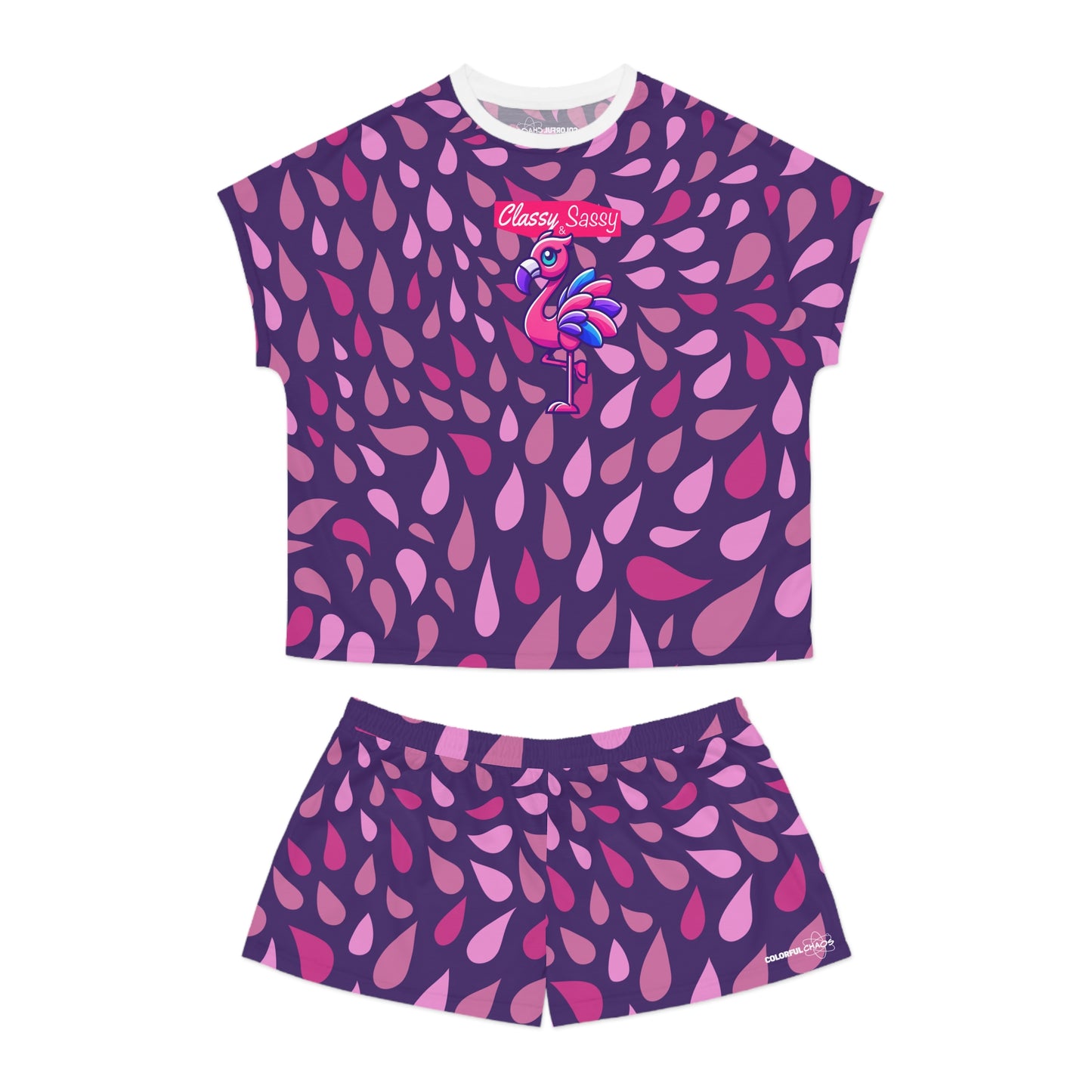 FRANNY™ “Classy & Sassy” Flamingo Women’s Pajama Set