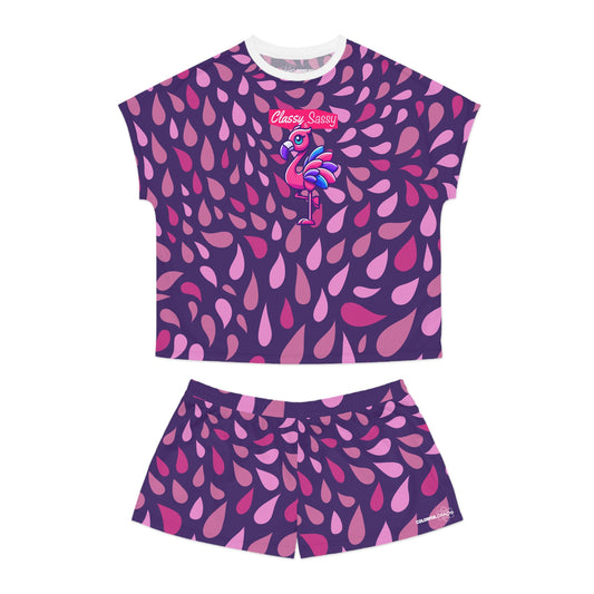 FRANNY™ “Classy & Sassy” Flamingo Women’s Pajama Set