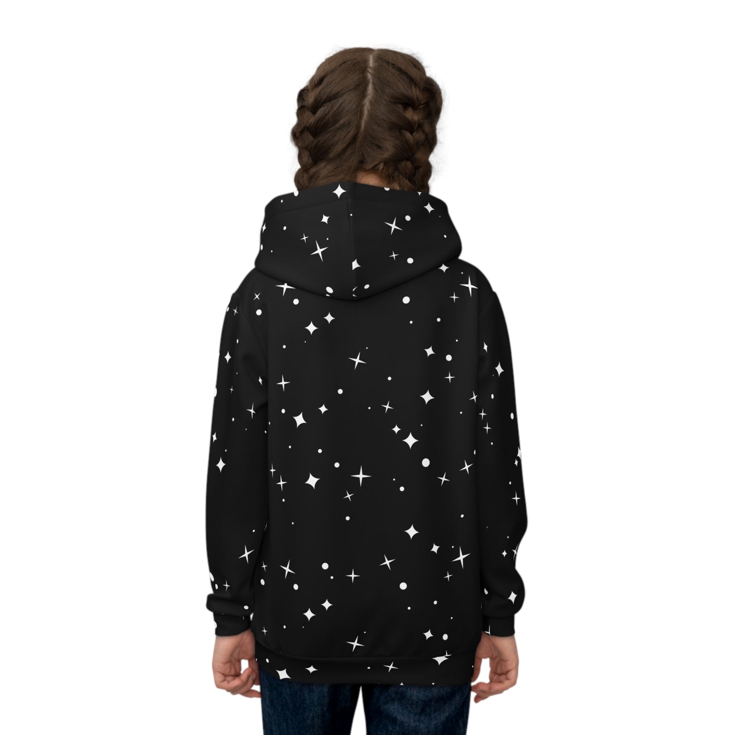 Colorful Chaos Sparkle Kids Hoodie
