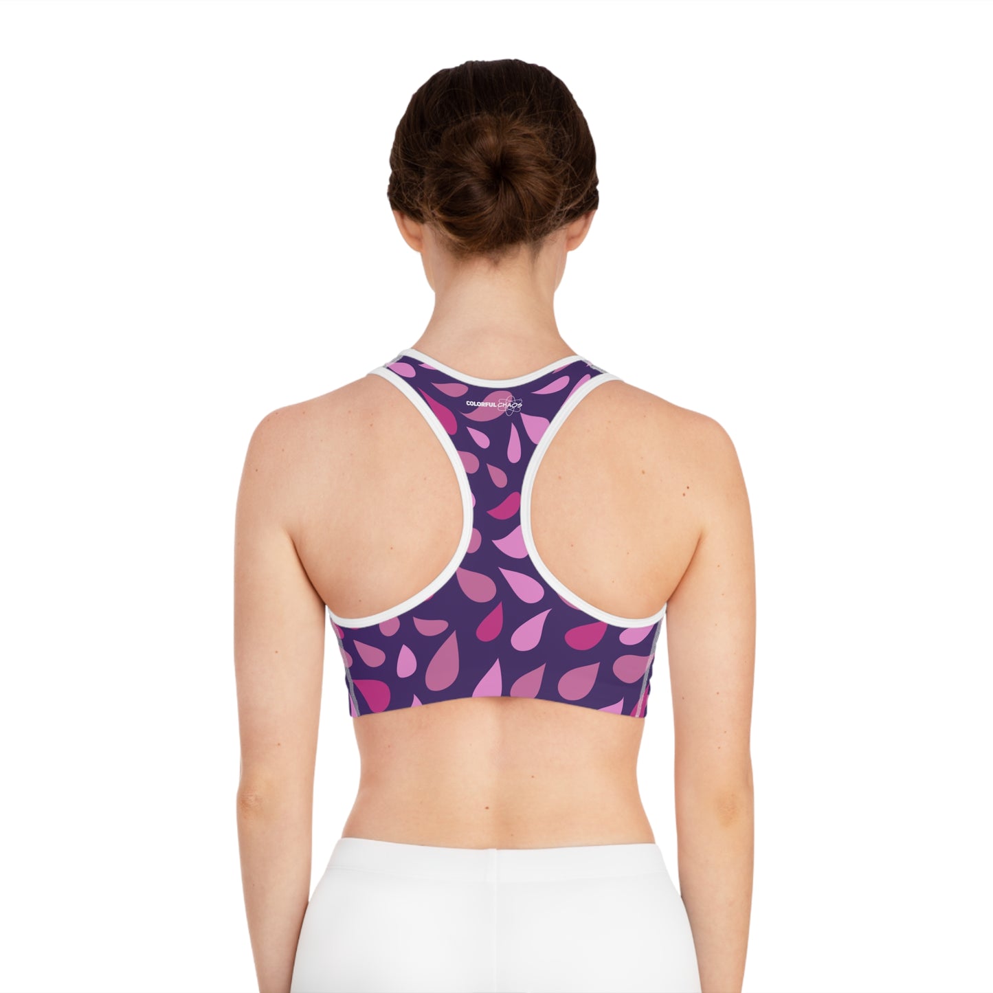 FRANNY™ “Classy & Sassy” Flamingo Sports Bra