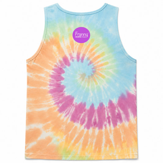 FRANNY™ Flamingo Tie-Dye Tank Top