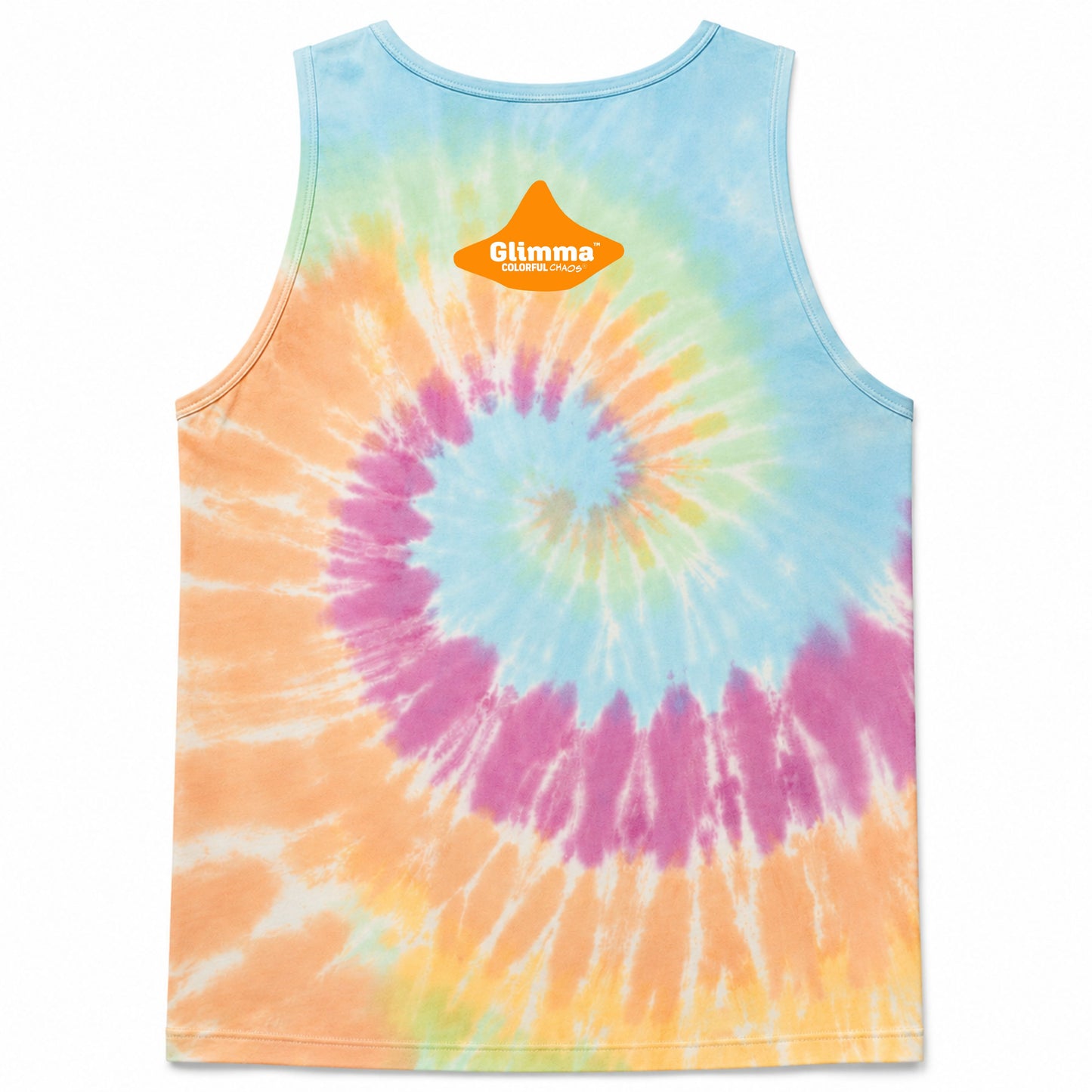 GLIMMA™ Rainbow Puff Tie-Dye Tank Top