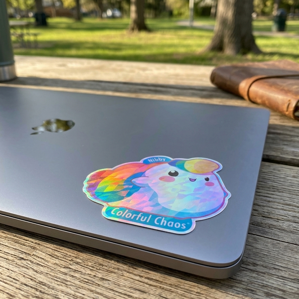 Nibby Holographic Sticker