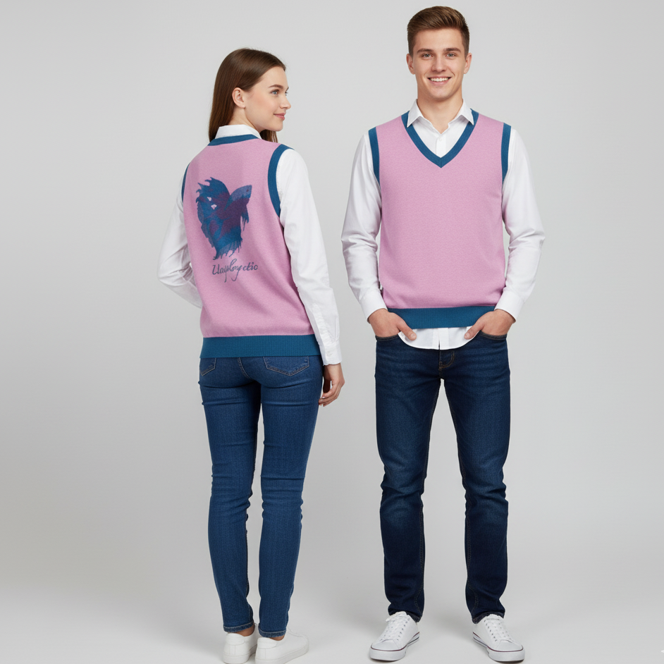NOVA™ “Unapologetic” Betta Lavender Knit V-Neck Vest