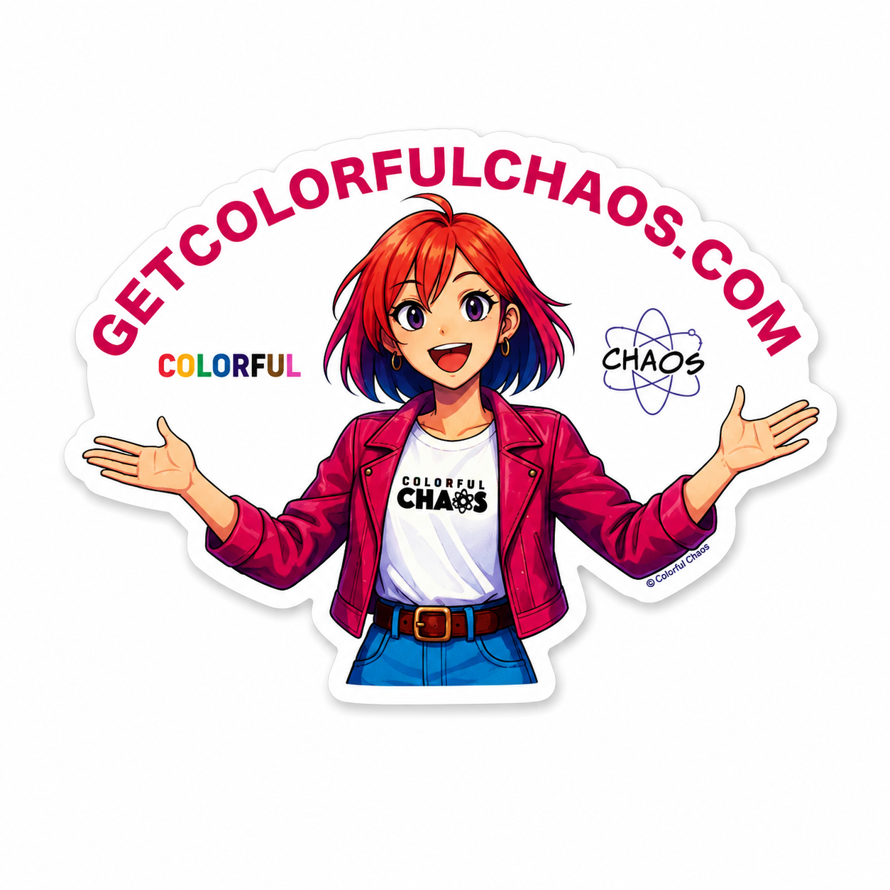 CHROMA™ Color Chaos Sticker