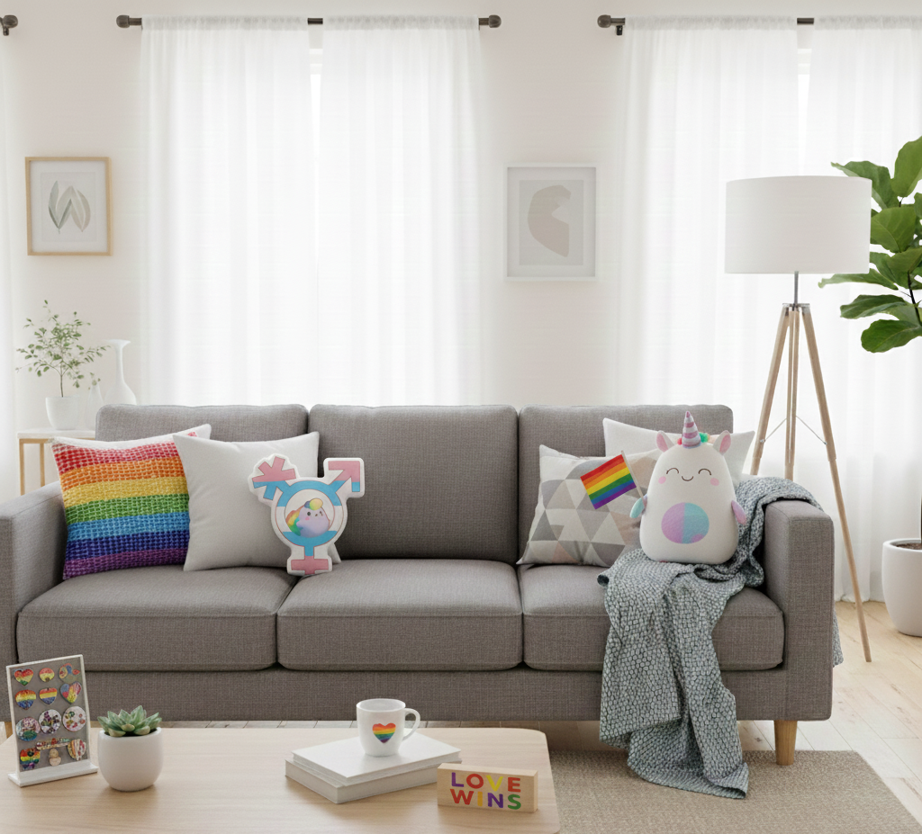 Puff Gender Inclusive Plush Pillow