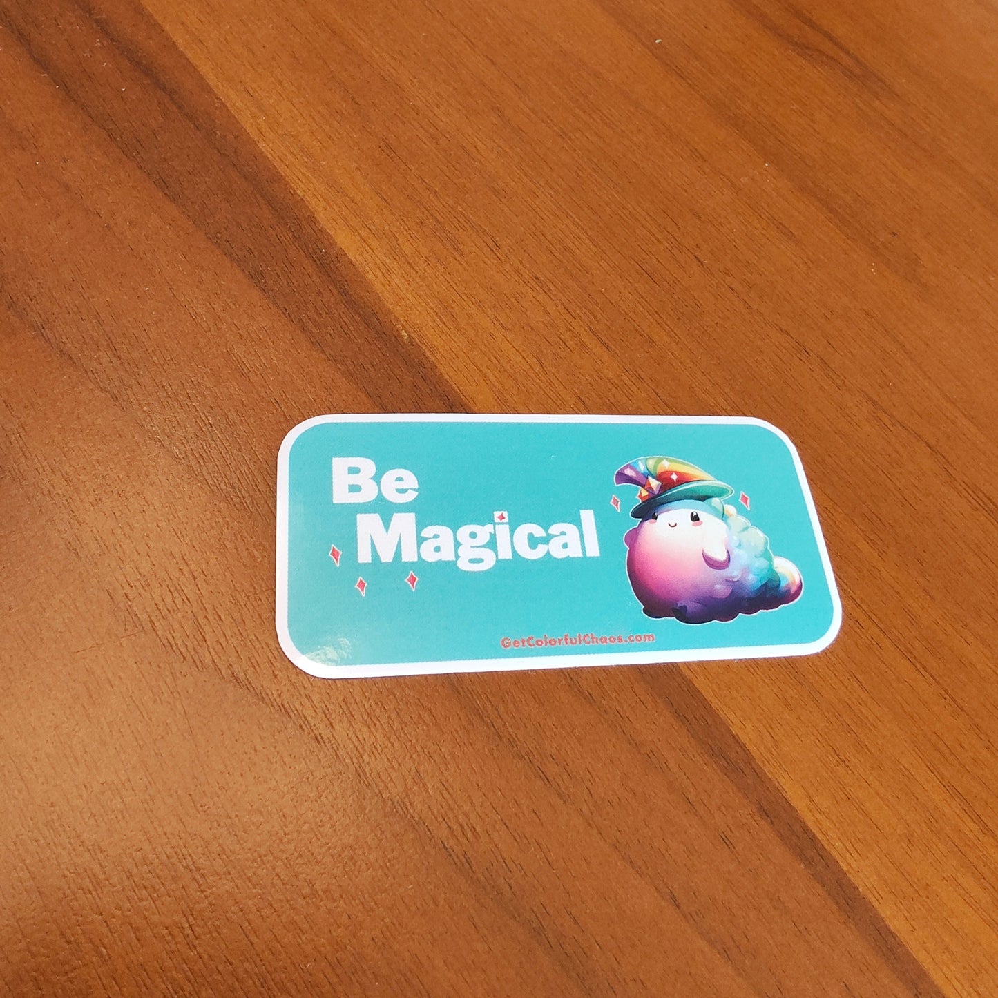 BEACO™ “Be Magical” Rainbow Puff Sticker