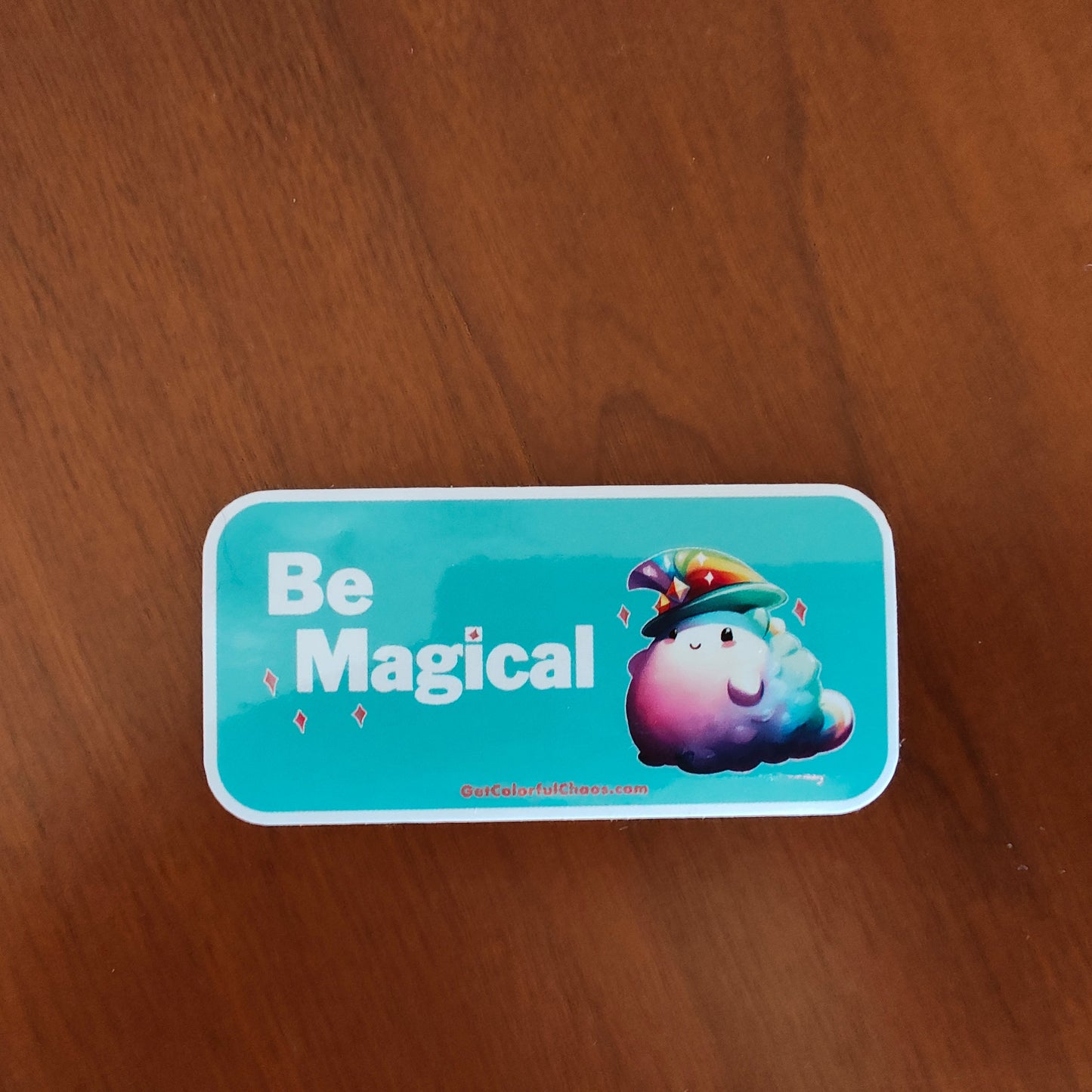 BEACO™ “Be Magical” Rainbow Puff Sticker