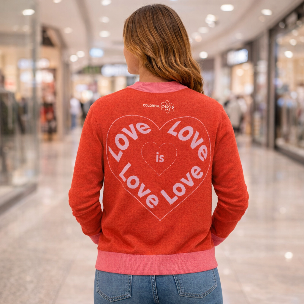 Love is Love Knitted Cardigan