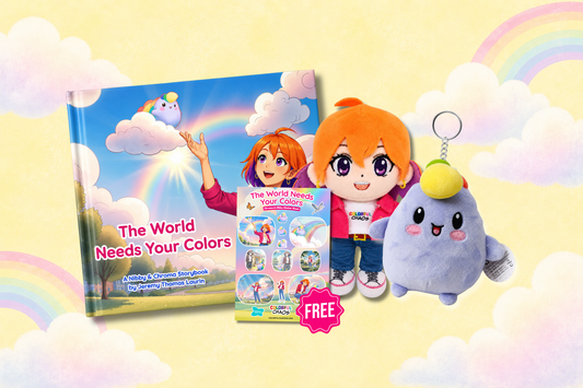 The World Needs Your Colors™ Storytime + Keychain Pals Bundle