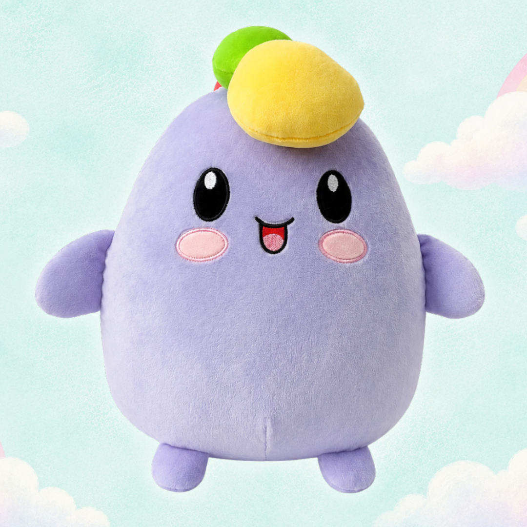 NIBBY™ Rainbow Puff 12" Squish Plush
