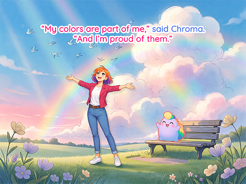 Chroma has dimmed her own shine. A new friend helps her find it again.